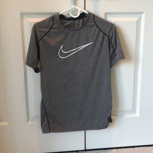 Nike Pro Combat grey compression athletic shirt